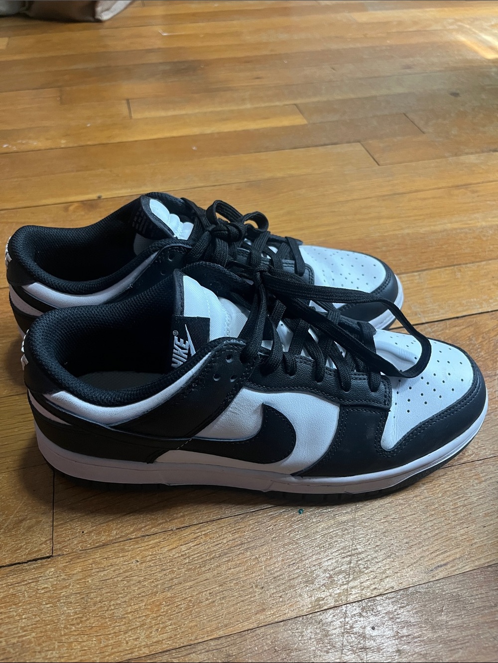 Nike Black and White Low-Top Dunks